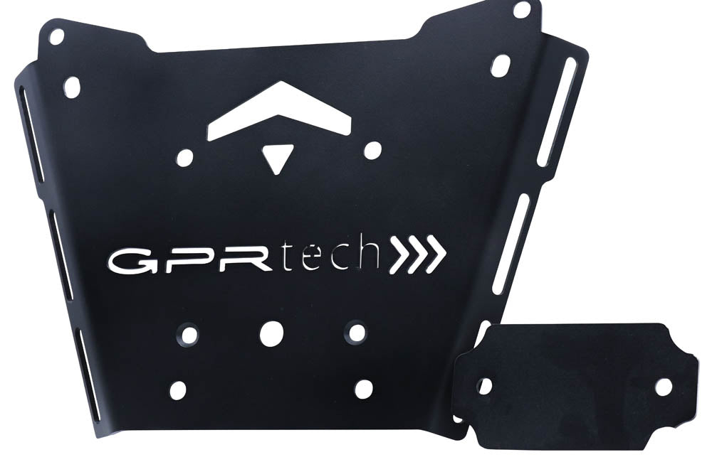 GPR Tech Alpi-Tech 35L Aluminium Top Case with Specific Fitting Plate - BMW R 1200 Rt Lc (2014–2016) - Silver - image 3