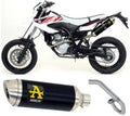 Arrow Yamaha WR125X Full System Exhaust 2009-2016 – Street Thunder Black Aluminium