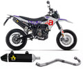 Arrow Aprilia RX / SX 125 Full System Exhaust 2025-2026 – Black Aluminium Racing