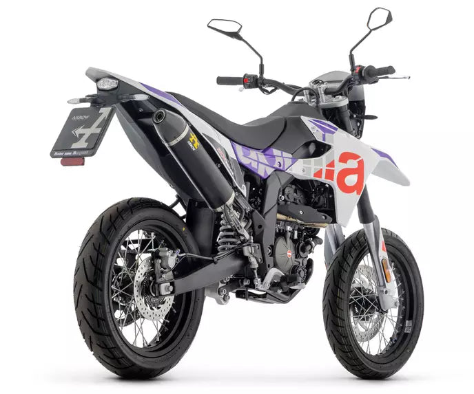 Arrow Aprilia RX / SX 125 Slip-On Exhaust 2025-2026 – Black Aluminium