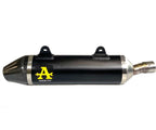 Aprilia Rx-sx 125 2021-2024 Exhaust Muffler Arrow Thunder Carbon Endcap Black Aluminum - 52510AKN - ARROW EXHAUSTS