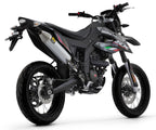 Aprilia Rx-sx 125 2021-2024 Full Exhaust Arrow Thunder Steel Endcap Aluminium - 52510AO52002PD - ARROW EXHAUSTS