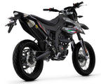 Aprilia Rx-sx 125 2021-2024 Full Exhaust Arrow Thunder Steel Endcap Black Aluminum - 52510AON52002PD - ARROW EXHAUSTS