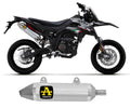 Aprilia Rx-sx 125 2021-2024 Exhaust Muffler Arrow Thunder Steel Endcap Aluminium - 52510AO - ARROW EXHAUSTS