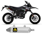 Aprilia Rx-sx 125 2021-2024 Exhaust Muffler Arrow Thunder Steel Endcap Aluminium - 52510AO - ARROW EXHAUSTS
