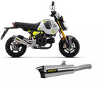 Arrow HONDA MSX 125 GROM Slip-On Exhaust 2021-2023 – X-Kone Carbon Carbon End Cap