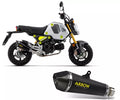 Arrow HONDA MSX 125 GROM Slip-On Exhaust 2021-2023 – X-Kone Carbon Carbon End Cap Black