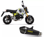Arrow HONDA MSX 125 GROM Slip-On Exhaust 2021-2023 – X-Kone Carbon Carbon End Cap Black