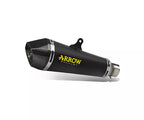 Arrow HONDA MSX 125 GROM Slip-On Exhaust 2021-2023 – X-Kone Carbon Carbon End Cap Black