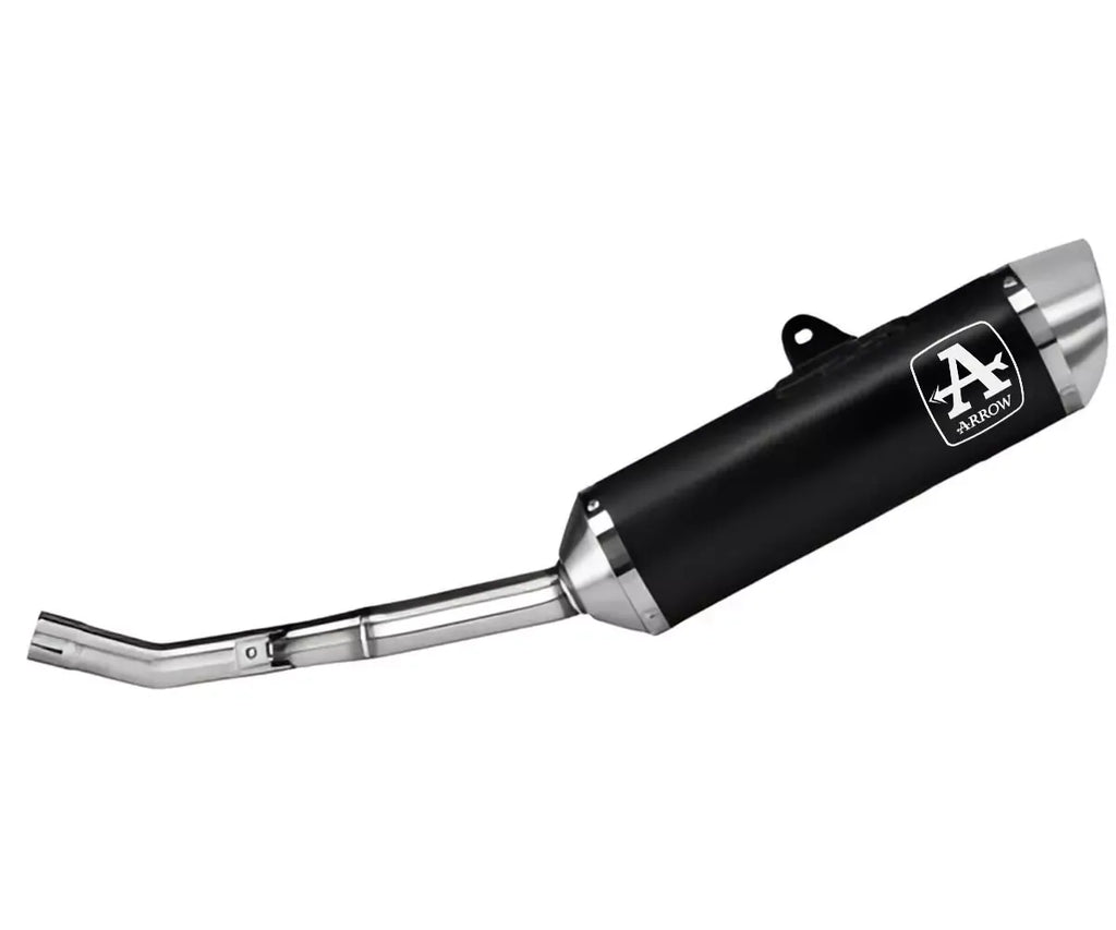 Arrow Thunder Dark Aluminium / Stainless Steel Exhaust Muffler for Yamaha Wr 125 R 2026 - ARROW EXHAUSTS