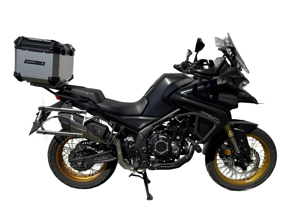 GPR Tech Alpi-Tech 35L Aluminium Top Case with Specific Fitting Plate - Voge 525DSX (2023–2024) - Silver
