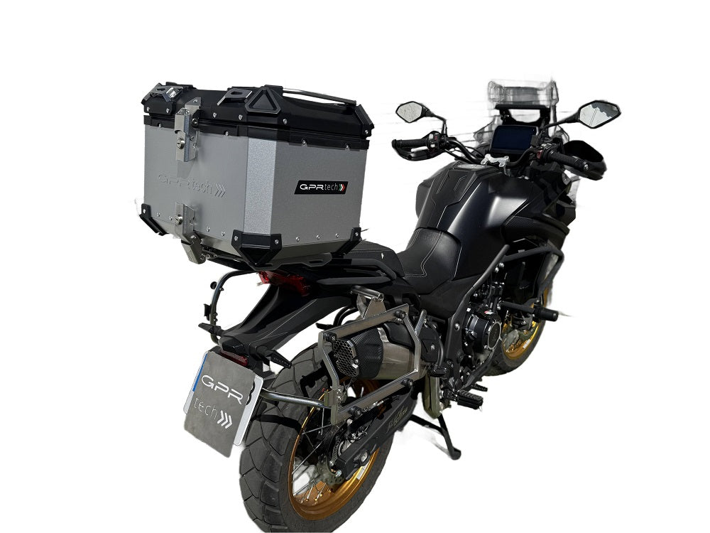 GPR Tech Alpi-Tech 35L Aluminium Top Case with Specific Fitting Plate - Voge 525DSX (2023–2024) - Silver - image 2