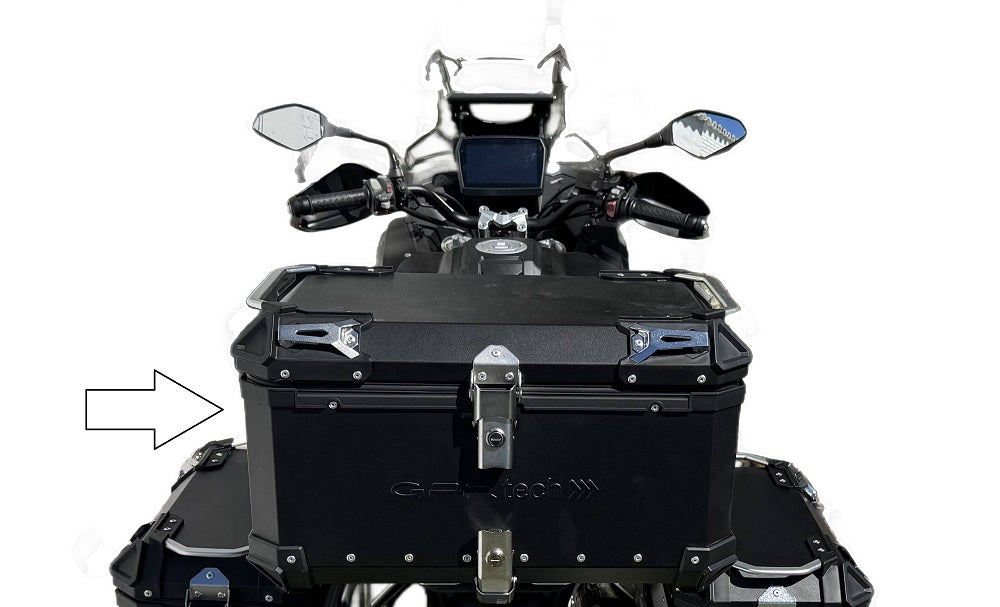 GPR Tech Alpi-Tech 45L Aluminium Top Case with Specific Fitting Plate - Voge 525DSX (2023–2024) - Black - image 2