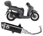 Arrow URBAN Dark Aluminium Full System Exhaust for Honda SH / Forza / ADV 350 2025-2026 - ARROW EXHAUSTS