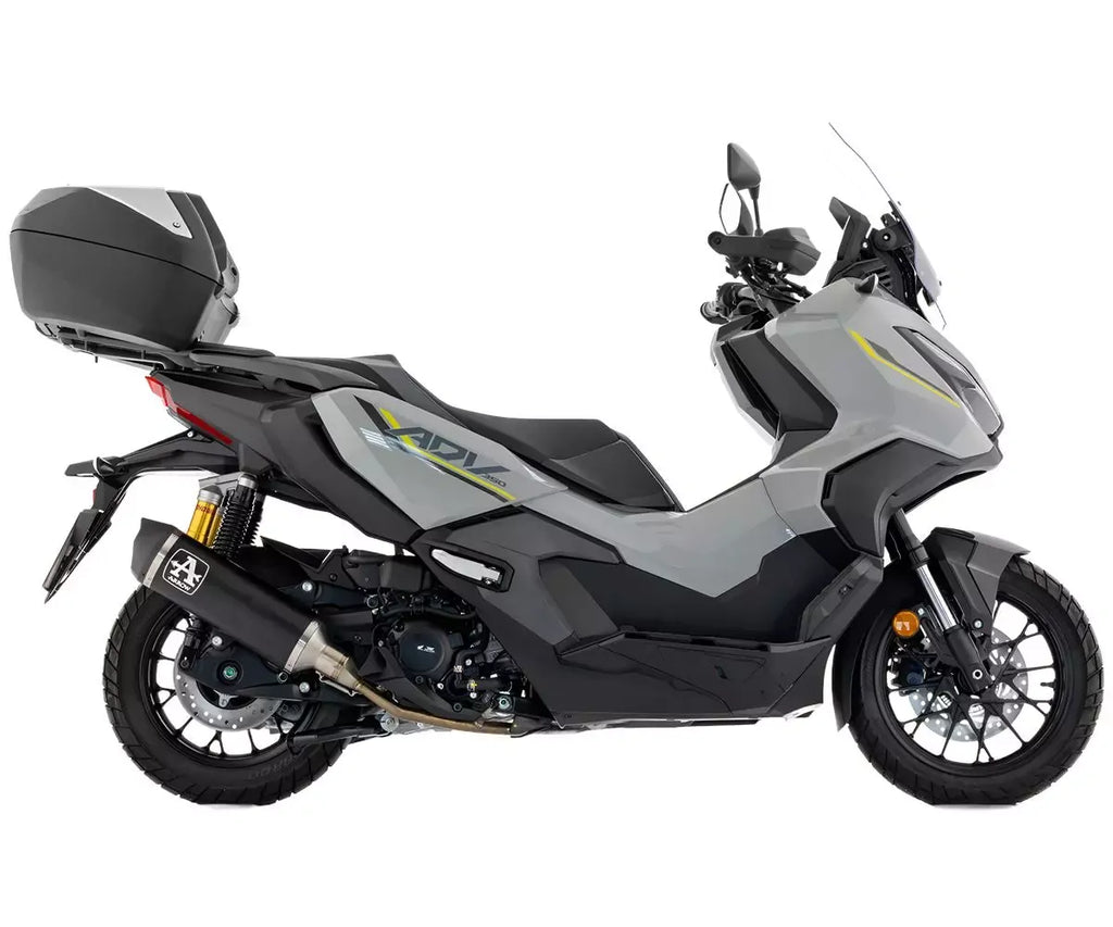 Arrow URBAN Dark Aluminium Full System Exhaust for Honda SH / Forza / ADV 350 2025-2026 - ARROW EXHAUSTS