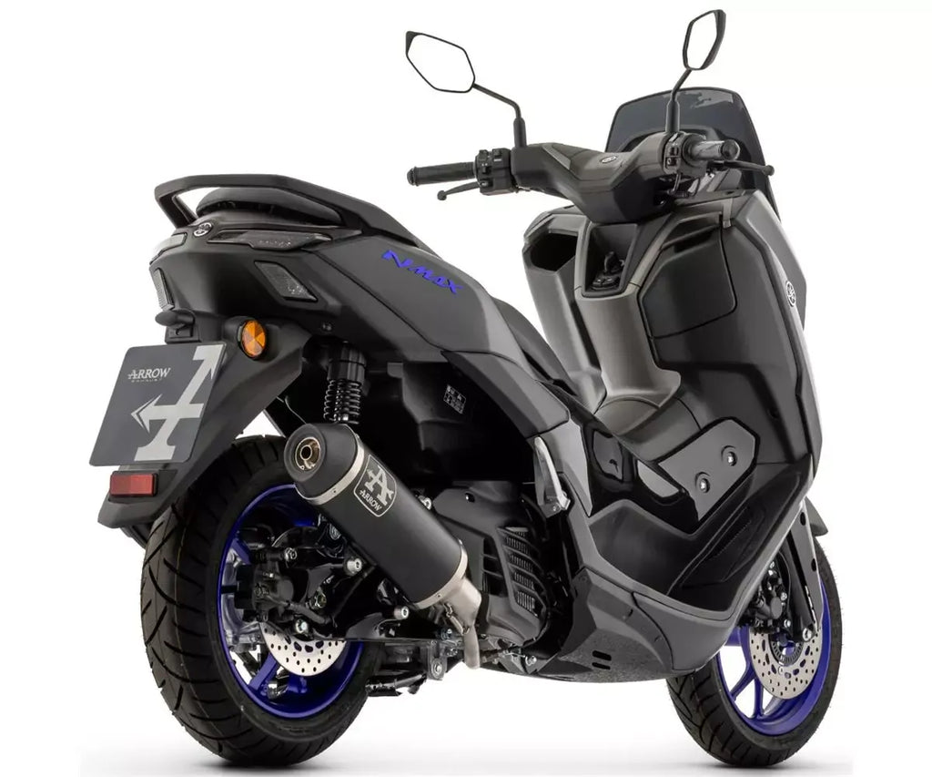 Arrow URBAN Dark Arrow Aluminium Full System Exhaust for Yamaha Nmax 125 2025-2026 - ARROW EXHAUSTS