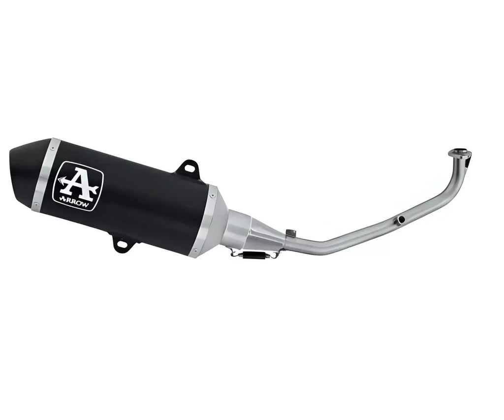 Arrow URBAN Dark Arrow Aluminium Full System Exhaust for Yamaha Nmax 125 2025-2026 - ARROW EXHAUSTS