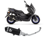 Arrow URBAN Dark Arrow Aluminium Full System Exhaust for Yamaha Nmax 125 2025-2026 - ARROW EXHAUSTS