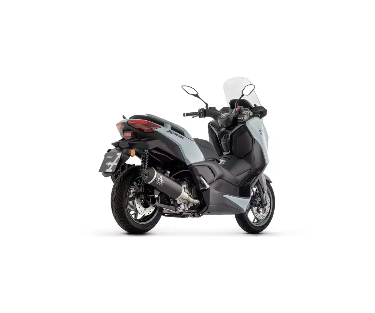 Arrow URBAN Dark Aluminium Exhaust Muffler for Yamaha XMAX 300 2025-2026 - ARROW EXHAUSTS