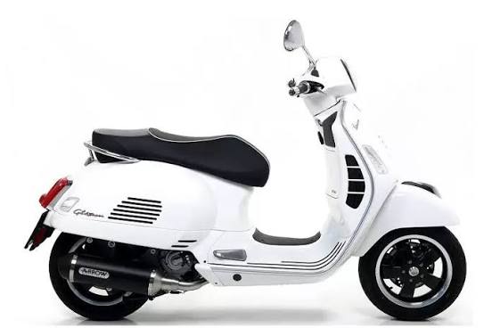 Arrow PIAGGIO GTS 300 HPE Slip-On Exhaust 2019-2020 – Black Aluminium Road Approved Racing