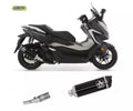 Arrow Honda FORZA 350 Full System Exhaust 2021-2024 – Urban Black Aluminium Catalytic