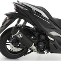 Arrow Honda FORZA 350 Full System Exhaust 2021-2024 – Urban Black Aluminium Decat