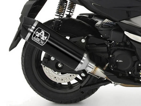 Arrow Honda FORZA 350 Full System Exhaust 2021-2024 – Urban Black Aluminium Decat