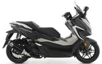 Arrow Honda FORZA 350 Full System Exhaust 2021-2024 – Urban Black Aluminium Decat