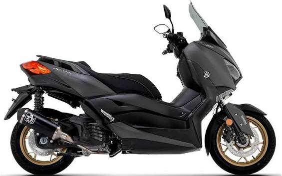 Arrow Yamaha X-MAX 250 Full System Exhaust 2009-2016 – Urban Black Aluminium Catalytic