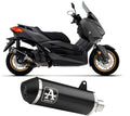 Arrow Yamaha X-MAX 300 Full System Exhaust 2017-2020 – Urban Black Aluminium Catalytic
