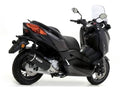 Arrow Yamaha X-MAX 125 Full System Exhaust 2018-2020 – Urban Black Aluminium Catalytic