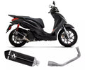 Arrow Piaggio MEDLEY 125 S ABS Full System Exhaust 2020-2022 – Urban Black Aluminium Catalytic Road Approved