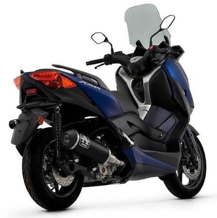 Arrow Yamaha XMAX 300 Slip-On Exhaust 2021-2024 – Urban Black Aluminium