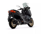Arrow Yamaha Xmax 125 Full System Exhaust 2021-2024 – Urban Black Aluminium