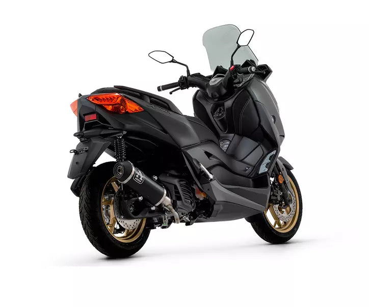 Arrow Yamaha Xmax 125 Full System Exhaust 2021-2024 – Urban Black Aluminium
