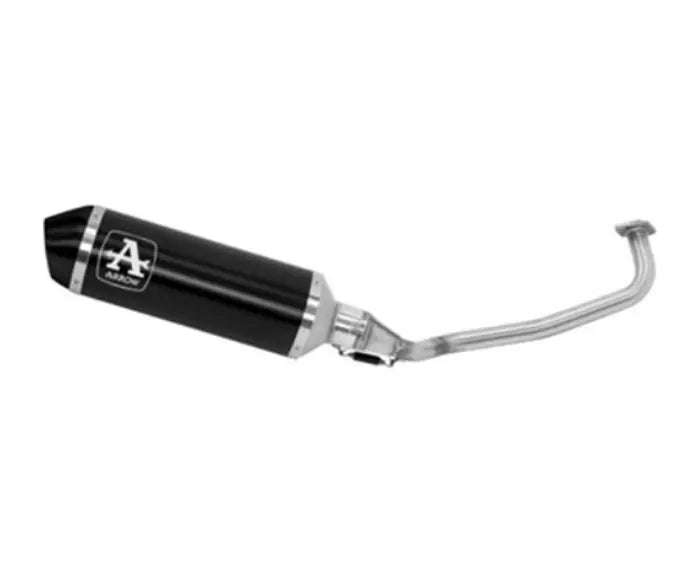 Arrow Yamaha NMAX 125 Full System Exhaust 2021-2024 – Urban Black Aluminium