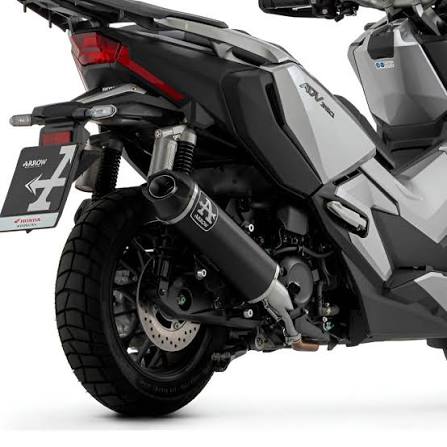 Arrow Honda ADV 350 Slip-On Exhaust 2022-2024 – Black Aluminium