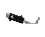 Arrow Approved Dark Aluminium-Stainless Steel End Cap Full System Exhaust URBAN for Honda Sh 125 / 150 2024-2026 - ARROW EXHAUSTS