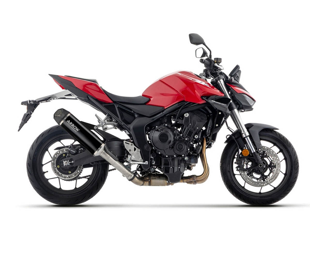 Arrow Black Aluminium Limited Edition Exhaust Muffler for Honda CB 1000 Hornet 2025-2026 - ARROW EXHAUSTS