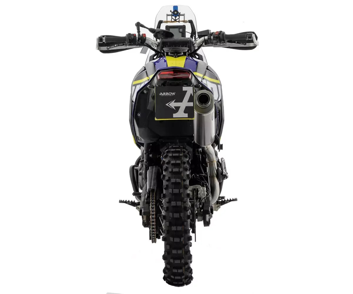 Arrow High Pass Titanium / Stainless Steel Limited Edition Full System Exhaust for Yamaha Tenere 700 2019-2026 - ARROW EXHAUSTS