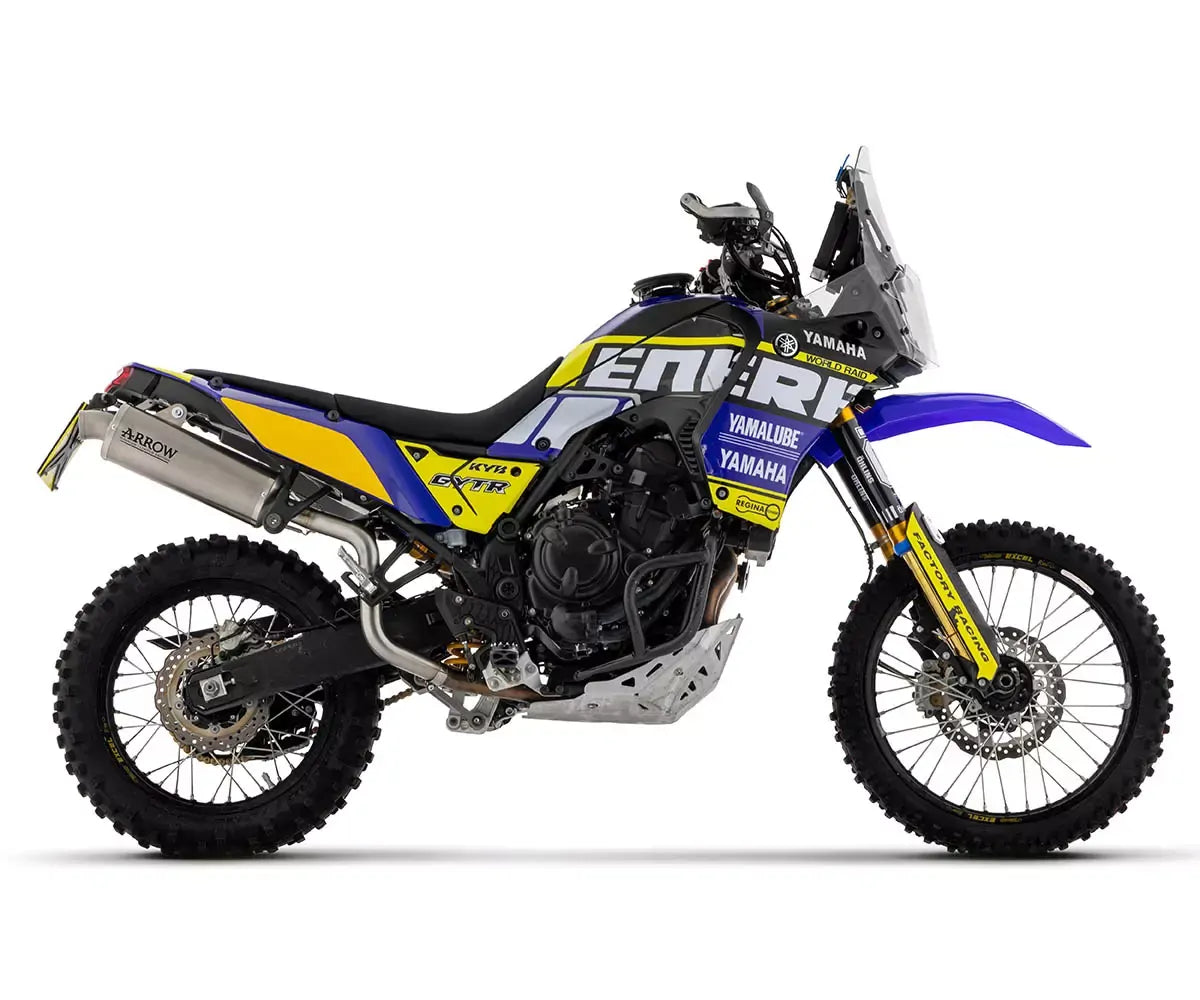 Arrow High Pass Full Titanium Limited Edition Full System Exhaust for Yamaha Tenere 700 2019-2026 - ARROW EXHAUSTS