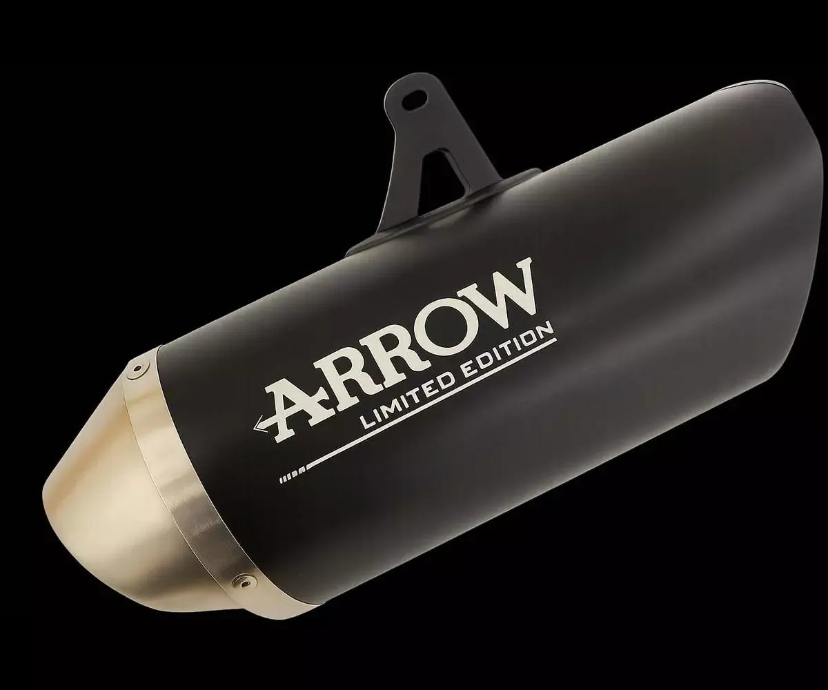 Arrow Black Aluminium Limited Edition Full System Exhaust for Honda XL 750 Transalp 2023-2024 - ARROW EXHAUSTS