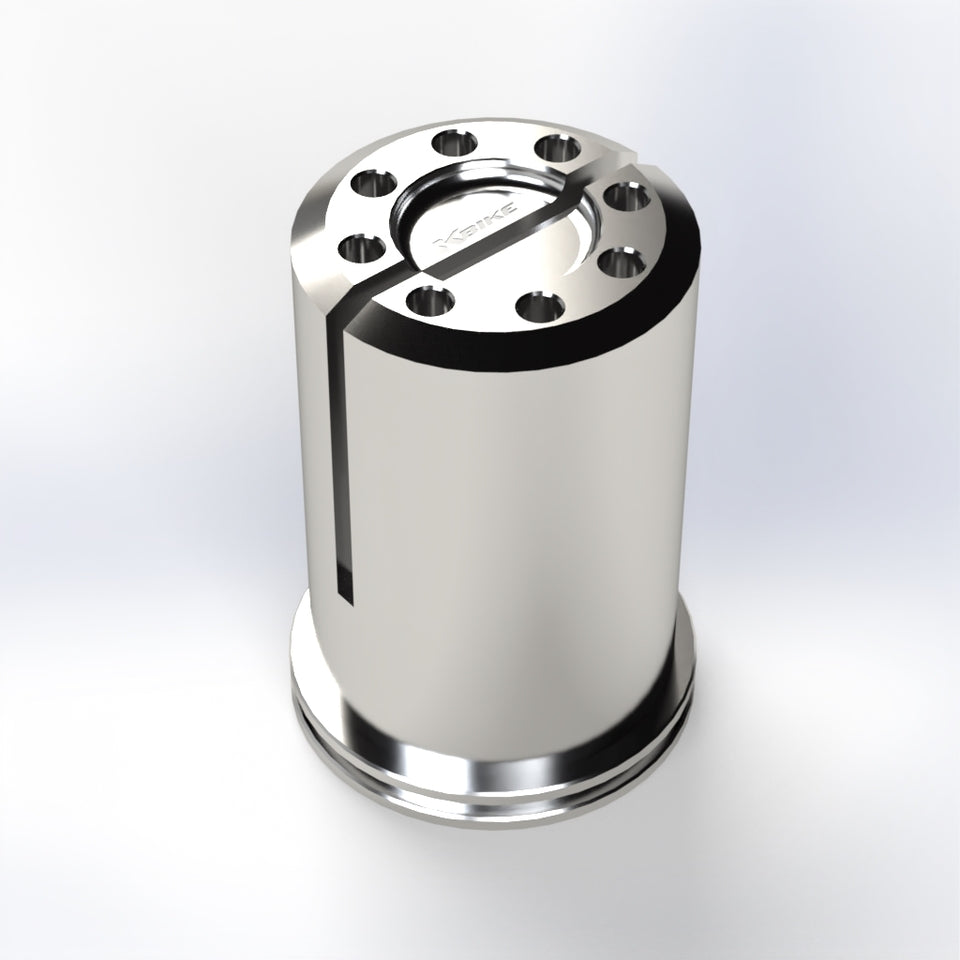 Kbike Steering Stem Nut Long Version for Ducati – Silver