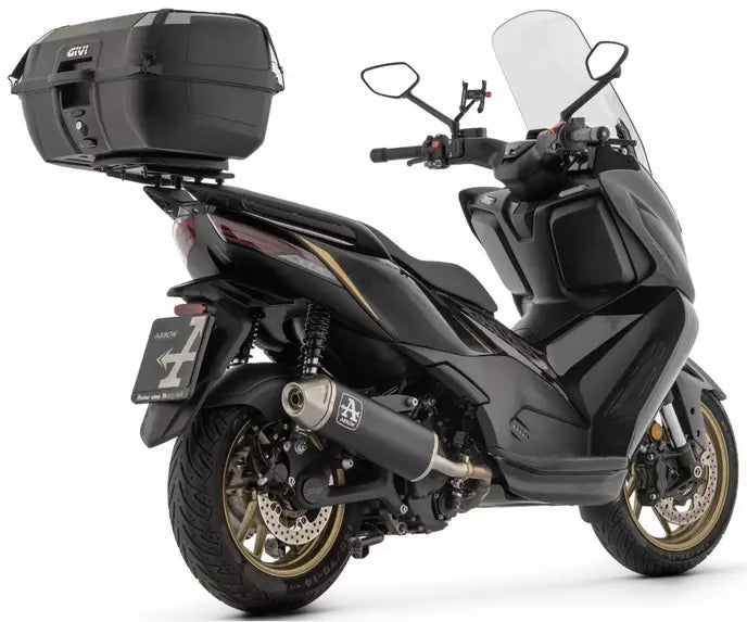 Arrow ZONTES ZT368-D ETC Slip-On Exhaust 2026 – Urban Black Aluminium