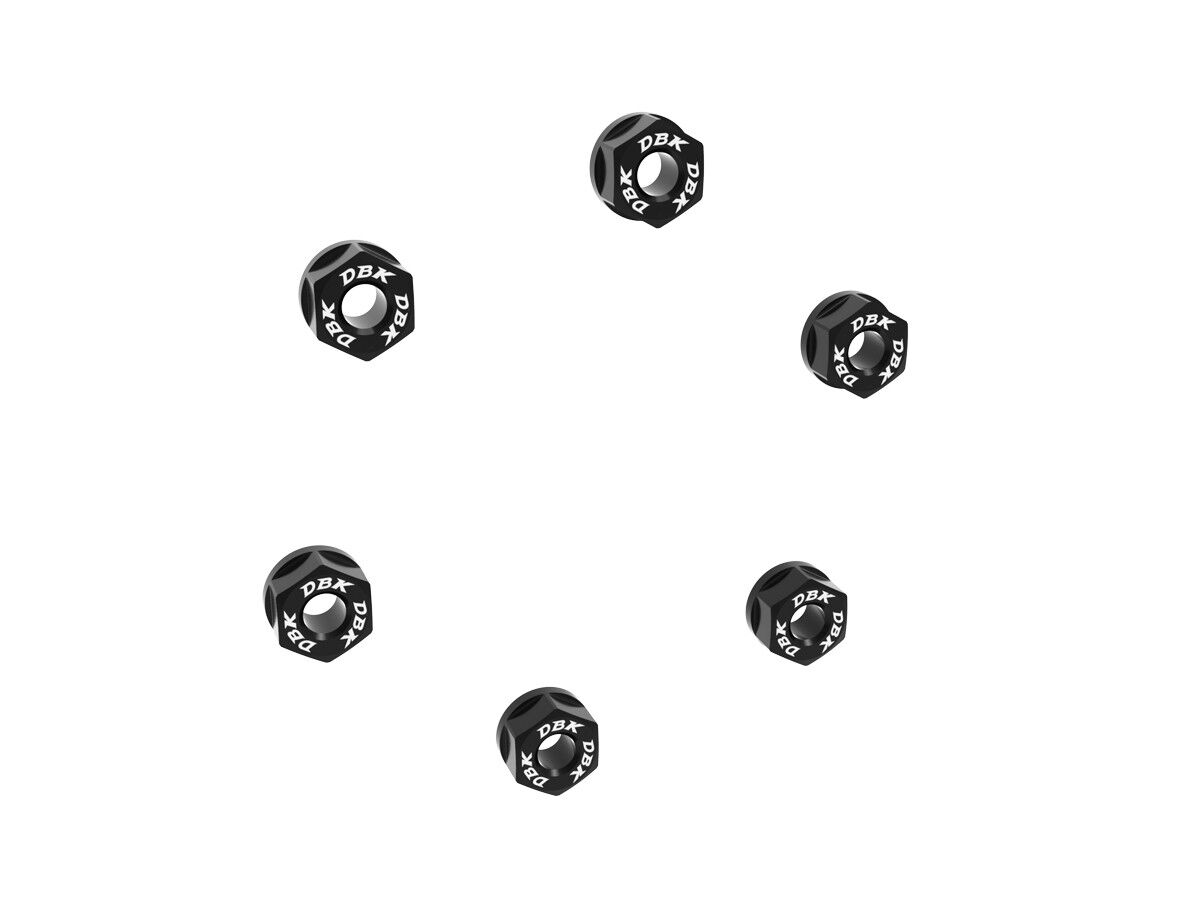 DBK Nuts Set Rear Sprocket Carrier M8x1.25
