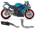 Arrow Dark Titanium Full System Exhaust Arrow PISTA and Titanium Central LinkPipe for Aprilia Rsv 4 2025-2026 - ARROW EXHAUSTS