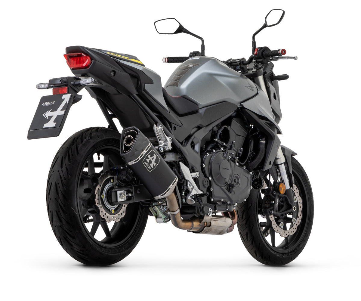 Honda Cb 750 Hornet 2023-2024 Exhaust Muffler Arrow Veloce Dark Racing Aluminum - 71003VAN - ARROW EXHAUSTS