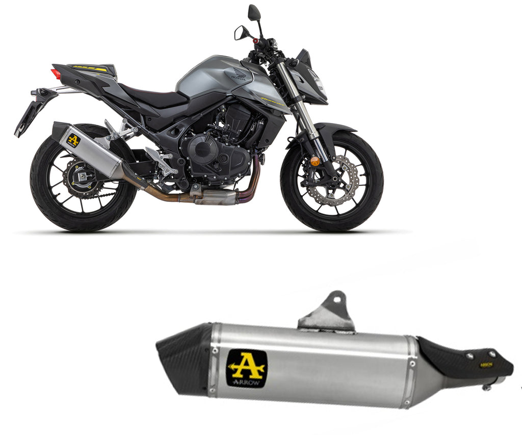 Honda Cb 750 Hornet 2023-2024 Exhaust Muffler Arrow Veloce Aluminum Racing - 71003VA - ARROW EXHAUSTS