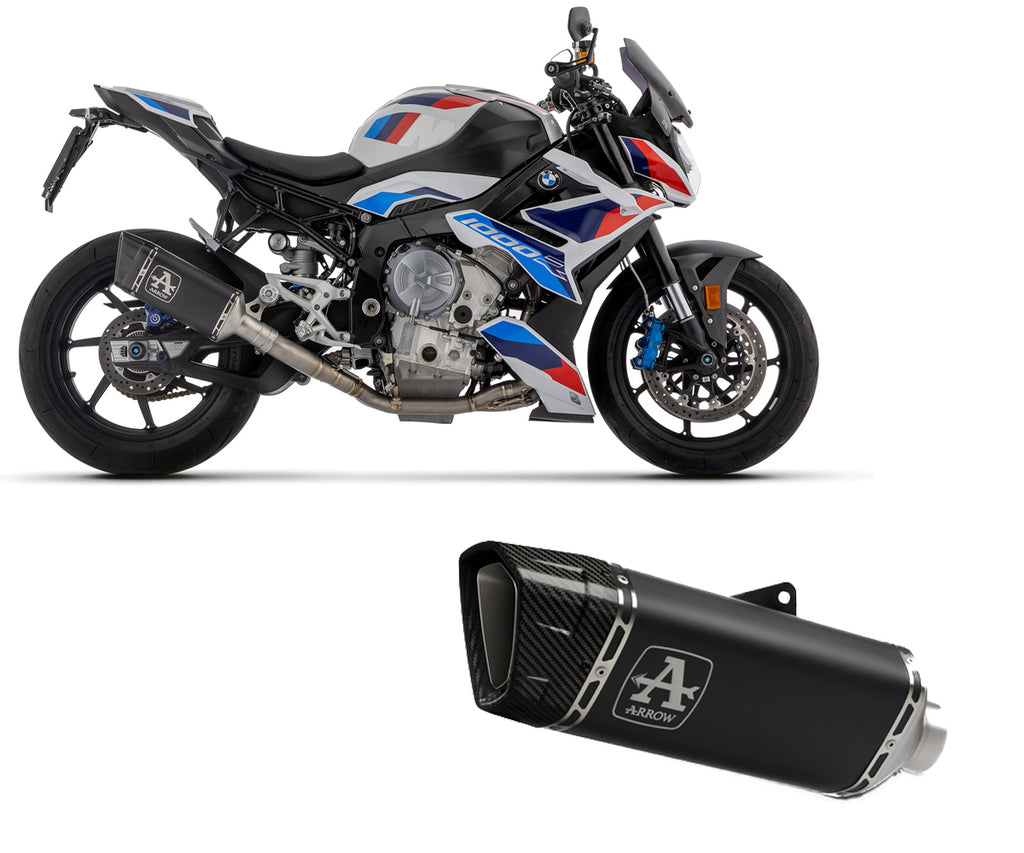 BMW M 1000 R 2023-2024 Exhaust Muffler Arrow Dark Racing Titanium - 71006PTN - ARROW EXHAUSTS