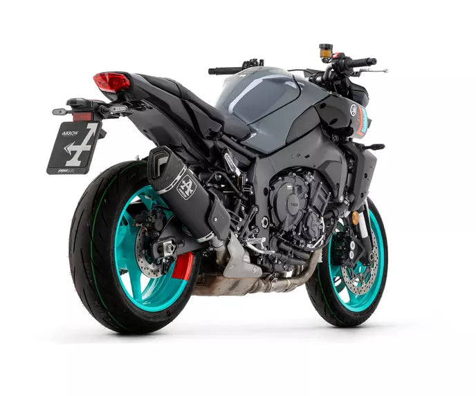 Arrow Yamaha MT-10 Slip-On Exhaust 2022-2024 – Pista Titanium Racing Black